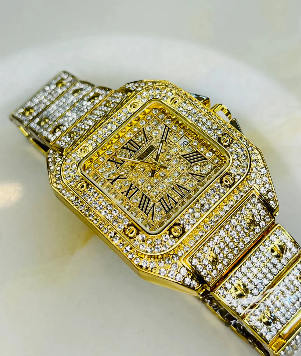 Luxury Full Fashion Diamond Watch for Men and Women