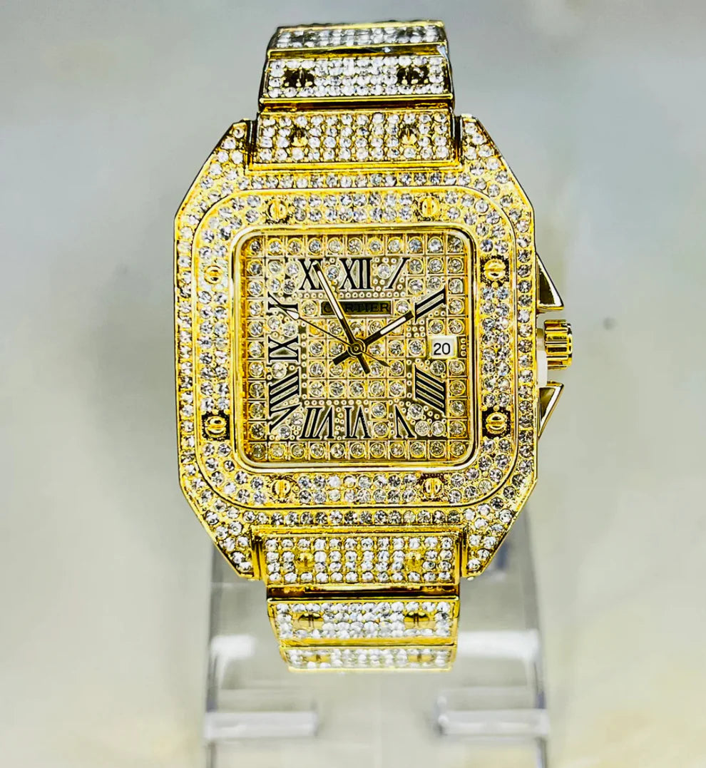 Luxury Full Fashion Diamond Watch for Men and Women